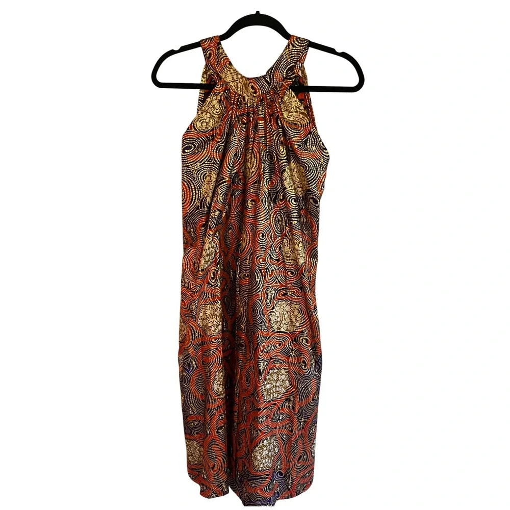 The OULA Company Ankara Midi Dress - Picture 5 of 5